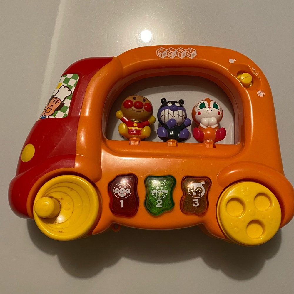 Anpanman Japan kids baby bus toy Sanrio hello kitty anime